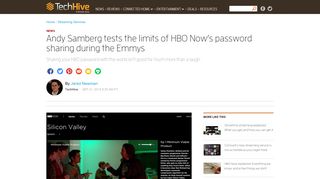 Andy Samberg tests the limits of HBO Now's password sharing during ...
