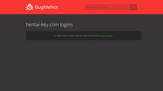 hentai-key.com logins - BugMeNot