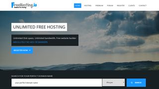 FreeHosting.io - Unlimited Free Hosting with cPanel, PHP, MySQL and ...