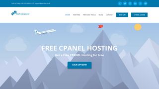 Free cPanel Web Hosting Support PHP, MySQL, Email Sending, No Ads