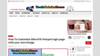 How To Customize MikroTik Hotspot login page with your own Design ...