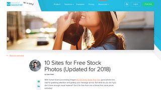 10 Sites for Free Stock Photos (Updated for 2018) – Instant Magazine