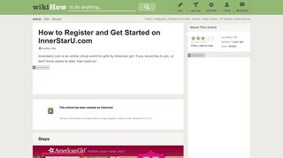 How to Register and Get Started on InnerStarU.com: 8 Steps