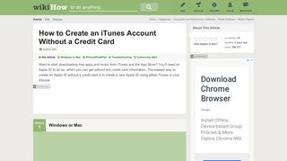 3 Ways to Create an iTunes Account Without a Credit Card - wikiHow