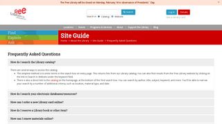 Site Guide - Free Library of Philadelphia