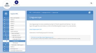 Linguascope — RHS Intranet