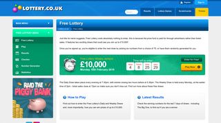 Free Lottery | Free Online Lottery