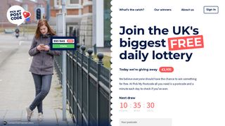Pick My Postcode! Formerly Free Postcode Lottery – 100% Free