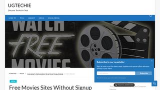 Free Movies Sites Without Signup (2018) – UGTECHIE