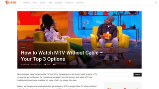 How to Watch MTV Without Cable - Your Top 3 Options - Flixed