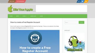 How to create a Free Napster Account - BiteYourApple