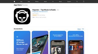 Napster - Top Music & Radio on the App Store - iTunes - Apple
