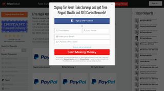 Free Paypal Money & Cash | PrizeRebel