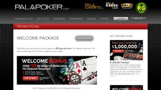 Welcome Package - Pala Poker
