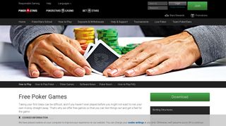 Free Poker Games Online - Poker Practice - PokerStars
