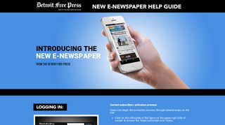 The New E-Newspaper: Detroit Free Press