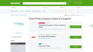 Free Prints Coupons, Promo Codes & Deals 2019 - Groupon