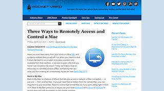 Three Ways to Remotely Access, Control a Mac | Other World ...