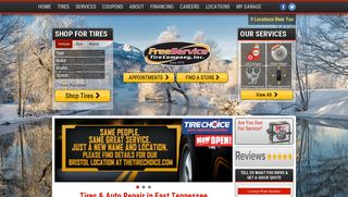 Free Service Tire Company | East Tennessee Tires And Auto Repair ...