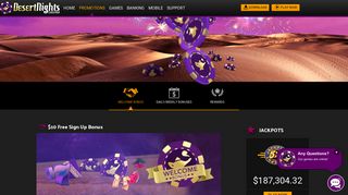 Best Casino Welcome Bonus Desert Nights Online Casino