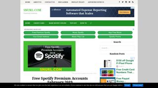 Free Spotify Premium Accounts January 2019 - SNURL.COM