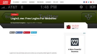 Login2.me: Free Logins For Websites - MakeUseOf