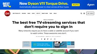 The best free TV-streaming services that don't require you to sign in ...