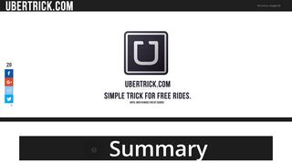 Free Uber Rides | Ubertrick.com