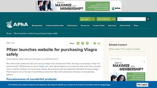 Pfizer launches website for purchasing Viagra safely | American ...