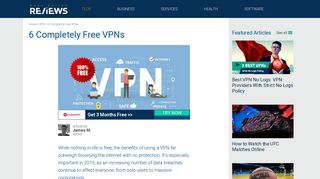 6 Best Completely Free VPN Services - No Credit Card Needed