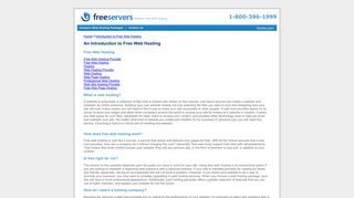 Free Web Hosting Services and Free Web Sites - Freeservers.com