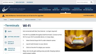 Wi-Fi | Wayne County Airport Authority - Detroit Metro Airport