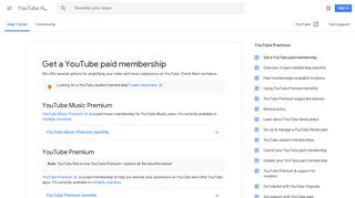 Get a YouTube paid membership - Android - YouTube Help