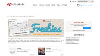 Freebies in Canada: Freebies, Samples and Free Stuff ...