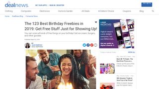 The 120 Best Birthday Freebies in 2019: Get Free Stuff Just for ...