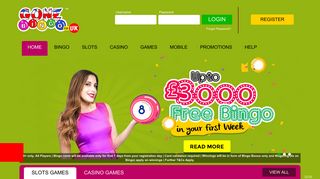 Gone Bingo UK - Play Online Bingo Games, Free No Deposit Bonus