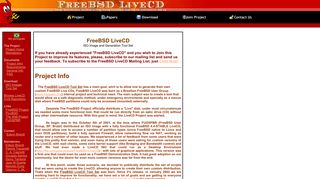 The FreeBSD LiveCD Project