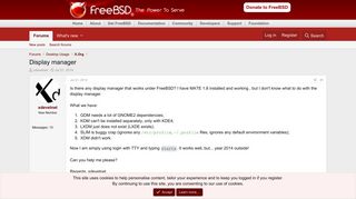 Display manager | The FreeBSD Forums
