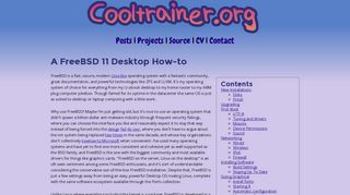 A FreeBSD 11 Desktop How-to » Cooltrainer.org