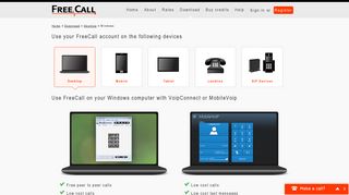 Windows - FreeCall | The cheapest freecalls on the planet!