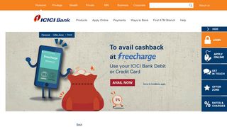 Freecharge Offer - | ICICI Bank
