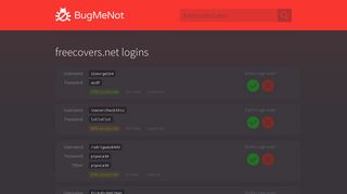 freecovers.net passwords - BugMeNot