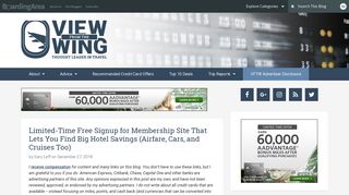 Limited-Time Free Signup for Membership Site That Lets You Find Big ...