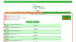 Posts on the Bristol Group | The Freecycle Network - My Freecycle
