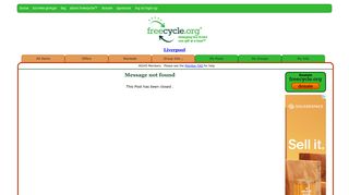 The Freecycle Network - Liverpool Group - My Freecycle