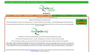 Reading UK - The Freecycle Network