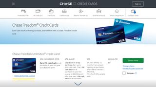 Chase Freedom Credit Cards | Chase.com