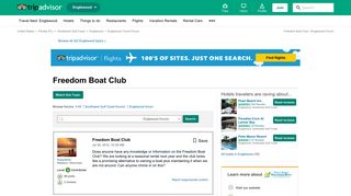 Freedom Boat Club - Englewood Forum - TripAdvisor