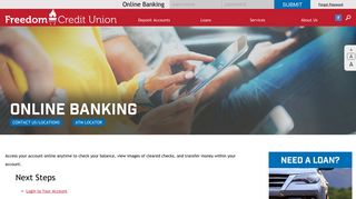 Online Banking - Freedom Credit Union