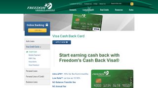 Visa Credit Cards | Freedom Credit Union | Philadelphia, PA ...